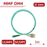 Safire SF-LC-APC-SC-UPC-OM4-DX-3M