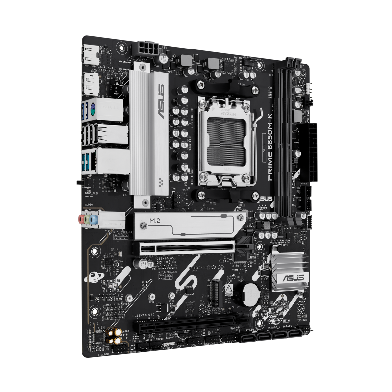 ASUS PRIME B850M-K Motherboard AMD B850 Socket AM5 DDR5 micro ATX PCIe 5.0 M.2 - 90MB1LV0-M0EAY0 - 4711636005517