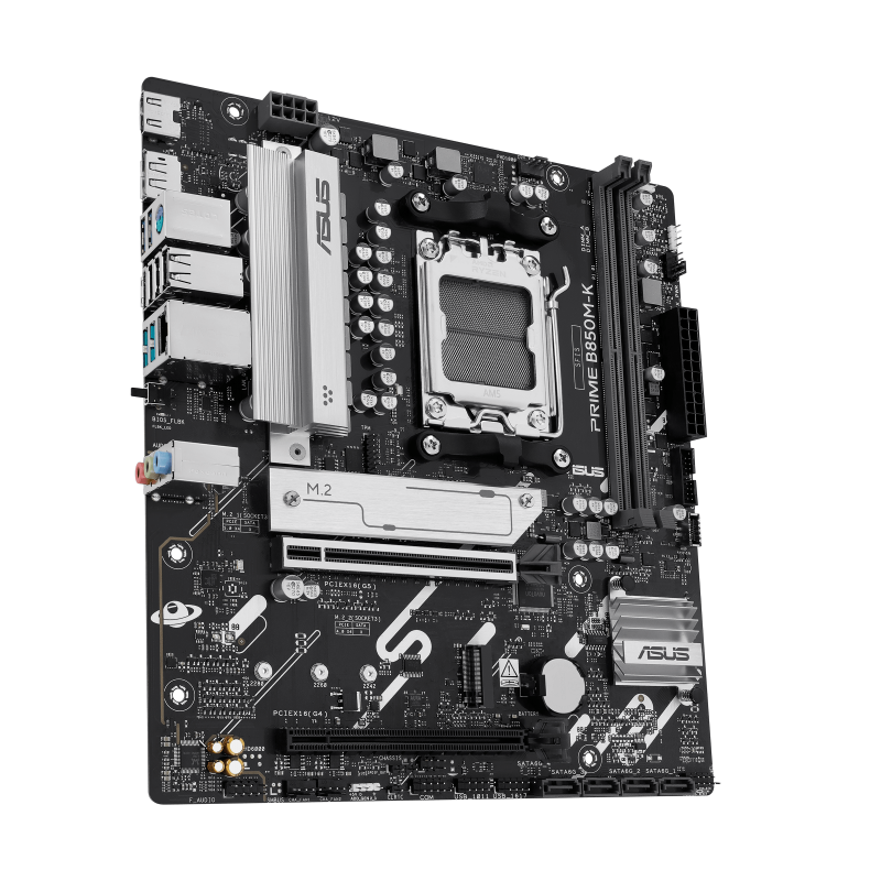 ASUS PRIME B850M-K Motherboard AMD B850 Socket AM5 DDR5 micro ATX PCIe 5.0 M.2 - 90MB1LV0-M0EAY0 - 4711636005517