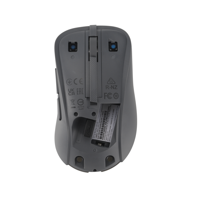 ASUS MD102 Rato Sem Fios RF/Bluetooth Vertical 1600 DPI Ótico 2 Botões Cinzento - 90XB0900-BMU0C0 - 4711636578400