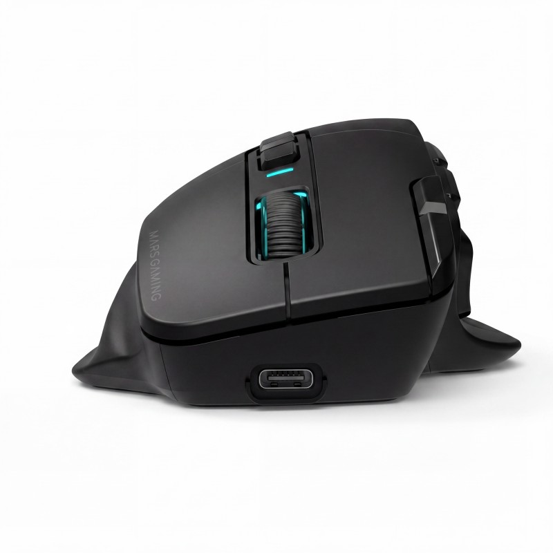 Mars Gaming MMWHEX16 Rato Gaming RGB Sem Fios Bluetooth 24000 DPI Ótico 16 Botões Preto - 8435693115427