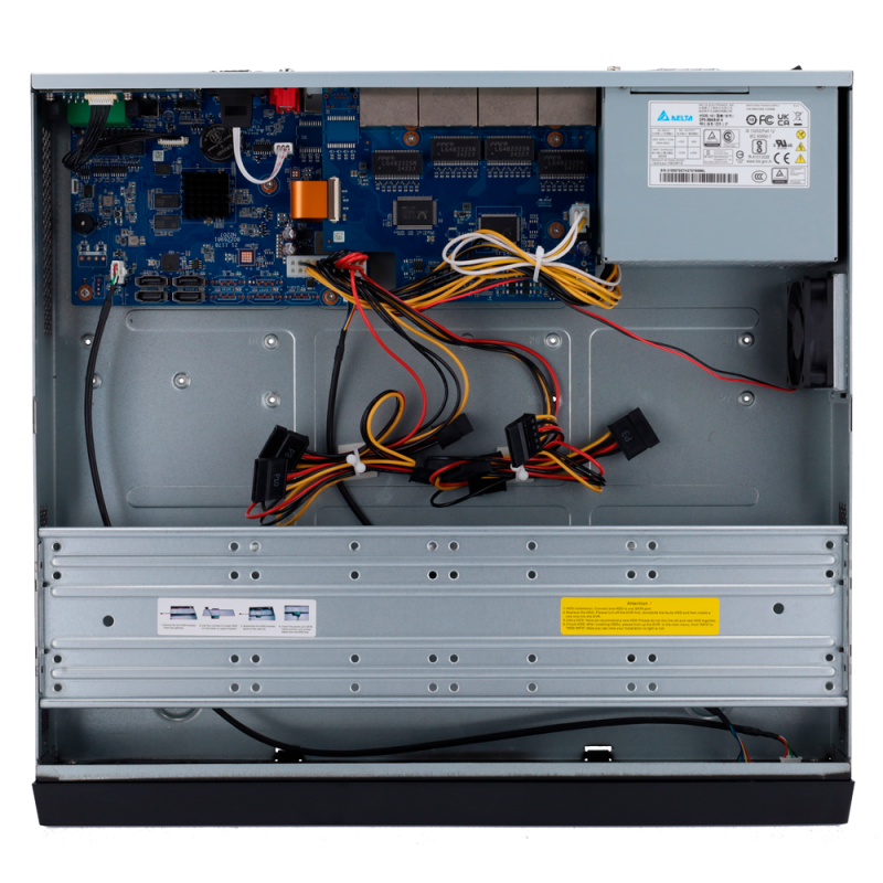 X-Security XS-NVR3416A-16P-WIZ Gravador NVR, 16 CH, 16 IP, 16 MP, 256 Mbps, 4 HDD até 16 TB, HDMI 4K e VGA, IA, SMD, WizSense e QuickPick - 8435325487151