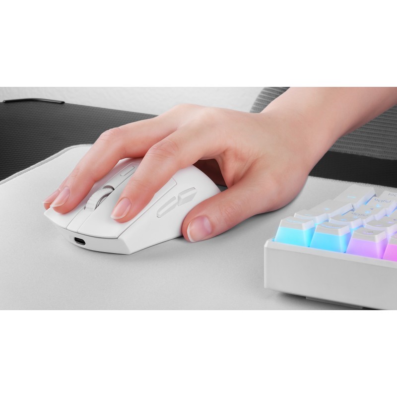 Mars Gaming MM-T3 Rato Gaming RGB Sem Fios RF/Bluetooth 14400 DPI Ótico 7 Botões Preto - MMT3W - 8435693110934