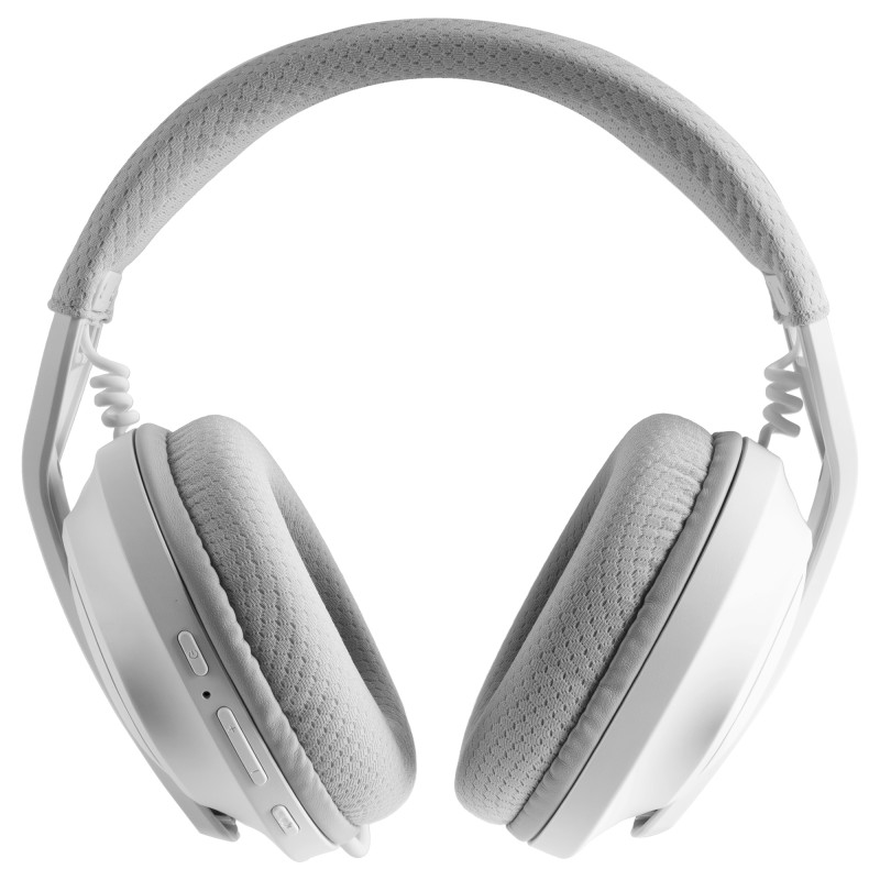 Mars Gaming MHWQUASARW Headset Gaming Auscultadores com Microfone Sem Fios, Bluetooth, Branco - 8435693114185