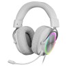 Mars Gaming MHFORGEW Headset Gaming Auscultadores com Microfone Com Fios, USB, Branco - 8435693115205