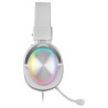 Mars Gaming MHFORGEW Headset Gaming Auscultadores com Microfone Com Fios, USB, Branco - 8435693115205