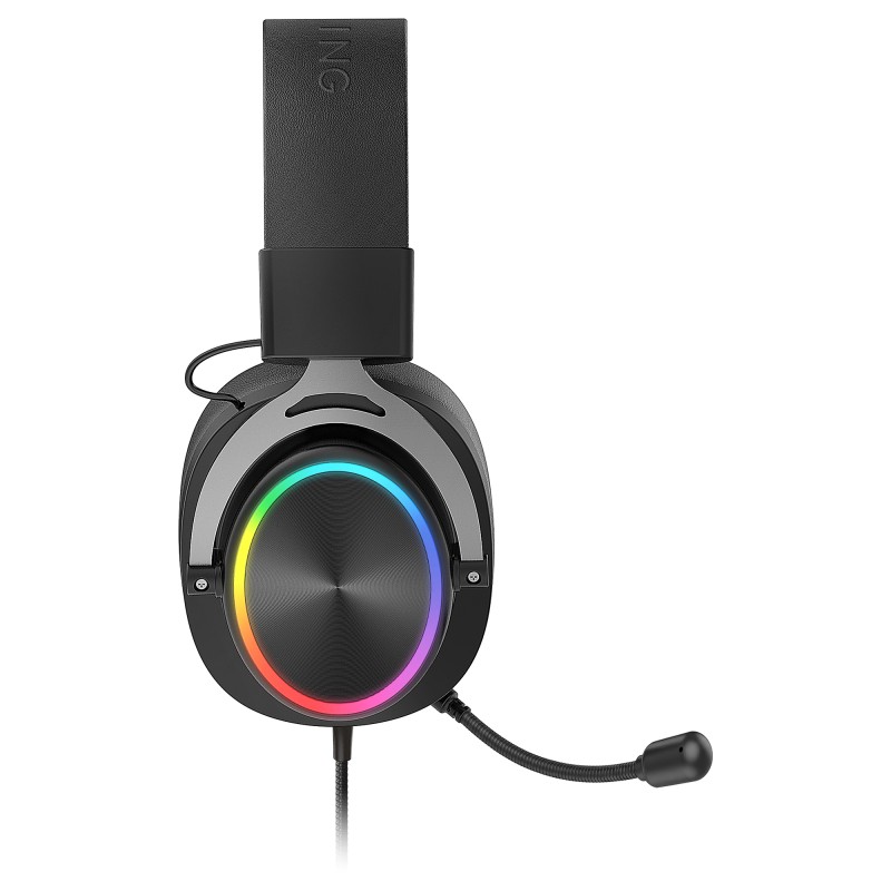 Mars Gaming MHFORGE Headset Gaming Auscultadores com Microfone Com Fios, USB, Jack 3.5mm, Preto - 8435693115199