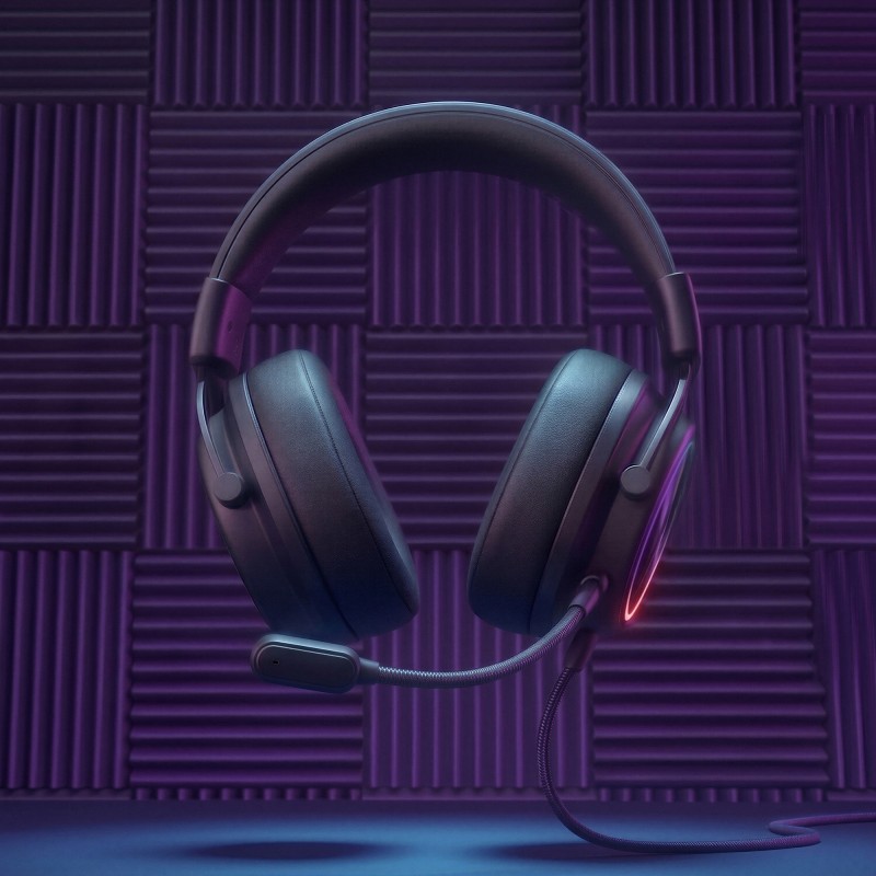Mars Gaming MHFORGE Headset Gaming Auscultadores com Microfone Com Fios, USB, Jack 3.5mm, Preto - 8435693115199