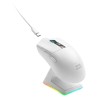 Mars Gaming MMW-Elite Rato Gaming RGB Sem Fios Bluetooth 20000 DPI Ótico 6 Botões Branco - MMWELITEW - 8435693114284