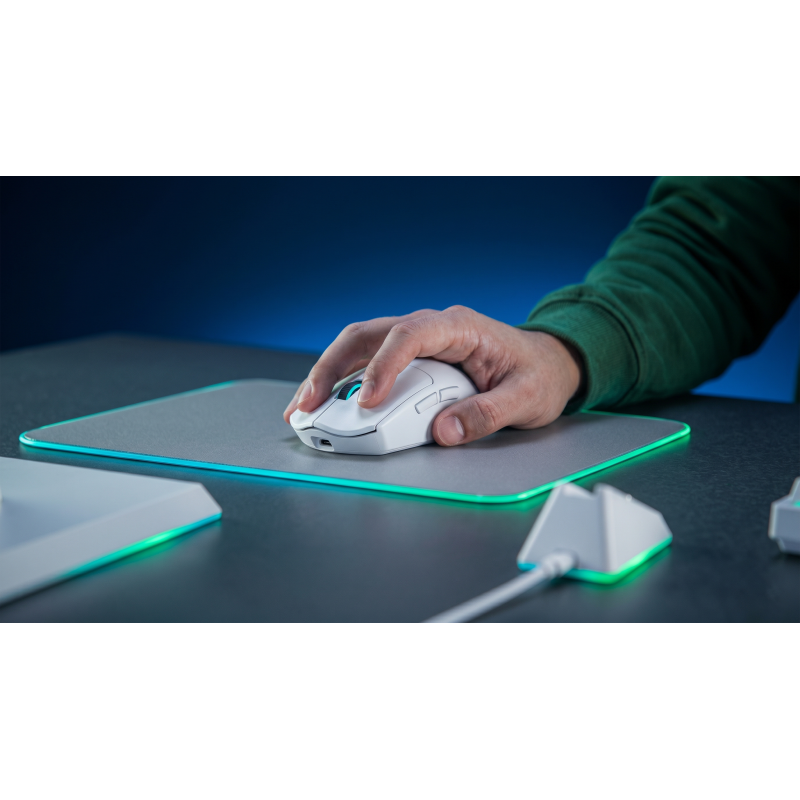 Mars Gaming MMW-Elite Rato Gaming RGB Sem Fios Bluetooth 20000 DPI Ótico 6 Botões Branco - MMWELITEW - 8435693114284