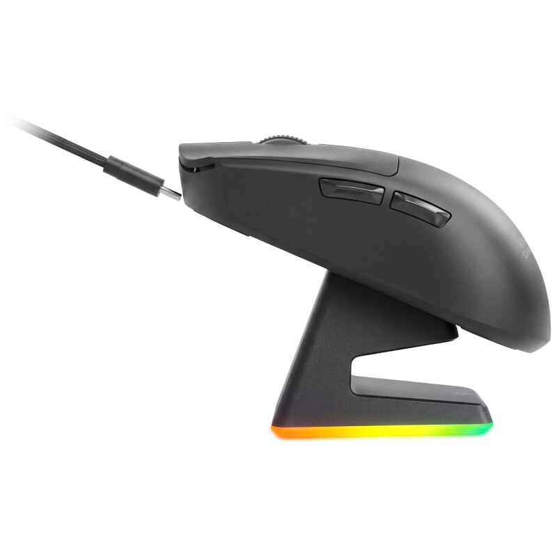 Mars Gaming MMWELITE Rato Gaming RGB Sem Fios Bluetooth 20000 DPI Ótico 6 Botões Preto - 8435693114277