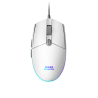 Mars Gaming MMGW Rato Gaming RGB Com Fios USB 3200 DPI Ótico 6 Botões Branco - 4710562757996