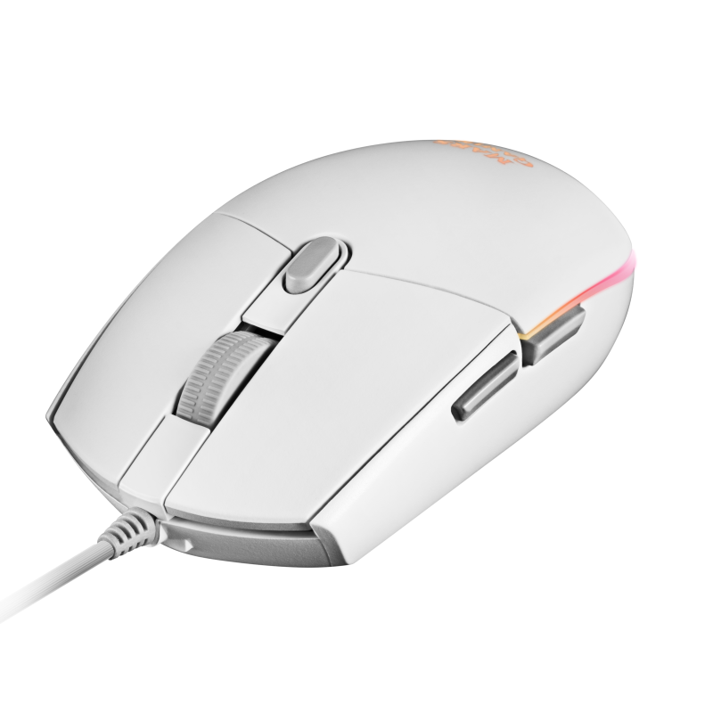 Mars Gaming MMGW Rato Gaming RGB Com Fios USB 3200 DPI Ótico 6 Botões Branco - 4710562757996