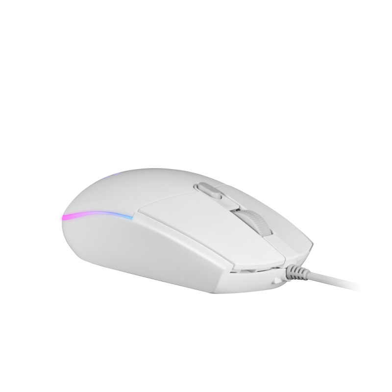 Mars Gaming MMGW Rato Gaming RGB Com Fios USB 3200 DPI Ótico 6 Botões Branco - 4710562757996