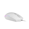 Mars Gaming MMGW Rato Gaming RGB Com Fios USB 3200 DPI Ótico 6 Botões Branco - 4710562757996