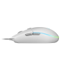 Mars Gaming MMGW Rato Gaming RGB Com Fios USB 3200 DPI Ótico 6 Botões Branco - 4710562757996