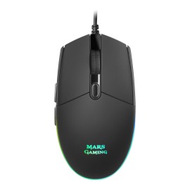 Mars Gaming MMG Rato Gaming RGB Com Fios USB 3200 DPI Ótico 6 Botões Preto - 4718009159389