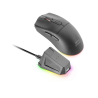 Mars Gaming MM-T3 Rato Gaming RGB Sem Fios RF/Bluetooth Com Fios USB Preto 14400 DPI Ótico 7 Botões - MMT3 - 8435693110910