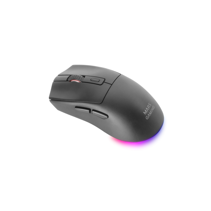 Mars Gaming MM-T3 Rato Gaming RGB Sem Fios RF/Bluetooth Com Fios USB Preto 14400 DPI Ótico 7 Botões - MMT3 - 8435693110910