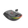 Mars Gaming MM-T3 Rato Gaming RGB Sem Fios RF/Bluetooth Com Fios USB Preto 14400 DPI Ótico 7 Botões - MMT3 - 8435693110910