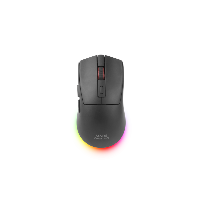 Mars Gaming MM-T3 Rato Gaming RGB Sem Fios RF/Bluetooth Com Fios USB Preto 14400 DPI Ótico 7 Botões - MMT3 - 8435693110910