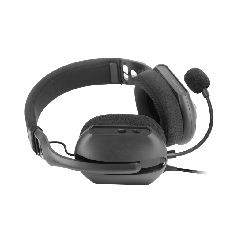 Mars Gaming MH-PRO Headset Gaming Auscultadores com Microfone Com Fios, USB, Jack 3.5mm, Preto - MHPRO - 8435693111382
