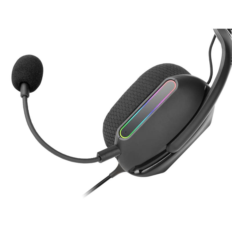 Mars Gaming MH-PRO Headset Gaming Auscultadores com Microfone Com Fios, USB, Jack 3.5mm, Preto - MHPRO - 8435693111382