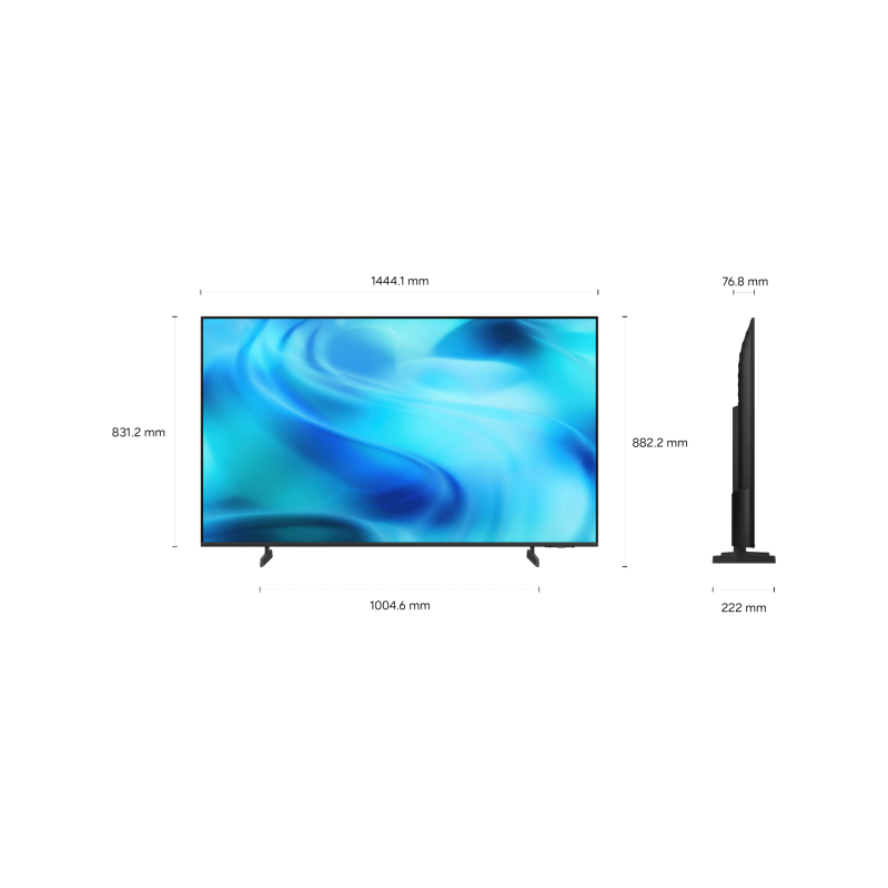 Samsung TU65U8005HUXXC LED TV Plano 165,1 cm (65") 4K Ultra HD, Smart TV, Wi-Fi, Ethernet, LAN, Bluetooth, Preto - 8806097954873