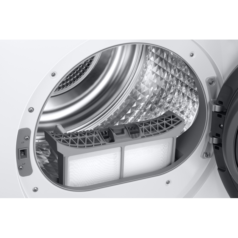 Samsung Series 6 DV90DG6845LEU3 Máquina de Secar Roupa Independente, 9 kg, Bomba de calor, Branco - 8806097342014