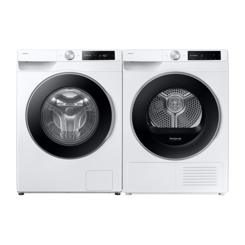 Samsung Series 6 DV90DG6845LEU3 Máquina de Secar Roupa Independente, 9 kg, Bomba de calor, Branco - 8806097342014