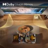 Hisense A7S 65A7S QLED TV Plano 165,1 cm (65") 4K Ultra HD, Smart TV, Wi-Fi, Ethernet, LAN, Bluetooth, Preto - 6942351435305