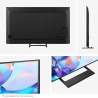 Hisense A7S 55A7S QLED TV Plano 139,7 cm (55") 4K Ultra HD, Smart TV, Wi-Fi, Ethernet, LAN, Bluetooth, Preto - 6942351435466