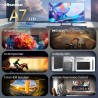 Hisense A7S 55A7S QLED TV Plano 139,7 cm (55") 4K Ultra HD, Smart TV, Wi-Fi, Ethernet, LAN, Bluetooth, Preto - 6942351435466