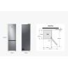 Samsung RB38C607AS9/EF Frigorífico Combinado Livre Instalação, 387 L, No Frost, Aço inoxidável - 8806095078113