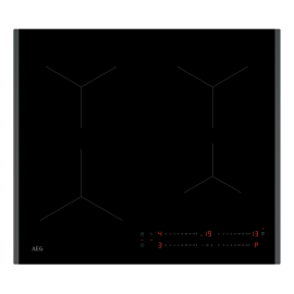 AEG Série 5000 Fast&PowerFul OIO64A00FB Placa de Indução, 4 Zonas, 60 cm, Preto - 7333394071374