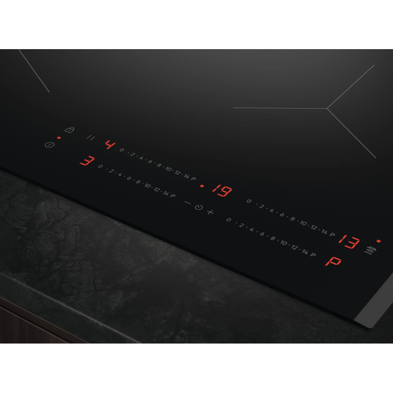 AEG Série 5000 Fast&PowerFul OIO64A00FB Placa de Indução, 4 Zonas, 60 cm, Preto - 7333394071374