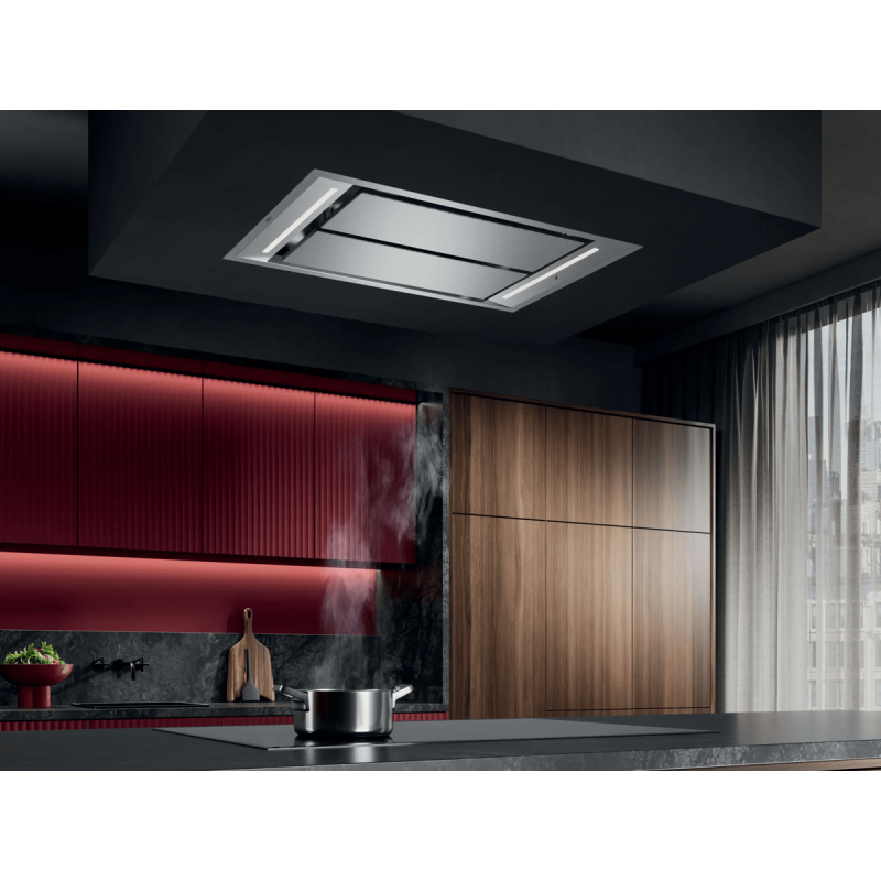 AEG Série 7000 SilenceTech NDC7792SM Exaustor de Teto, 600 m3/h, 89,9 cm, Aço inoxidável - 7333394063270