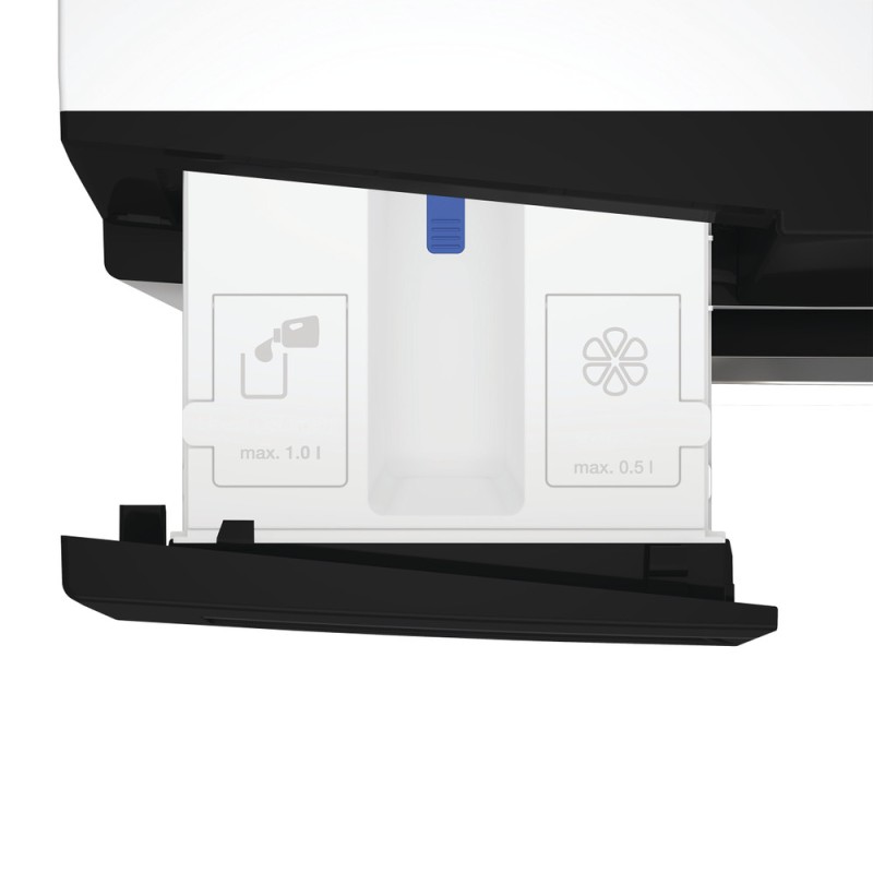 Whirlpool WPM 27W ADS SPT Máquina de Lavar Roupa Independente, 12 kg, Inverter, 1351 rpm, Preto, Branco - 8003437061929