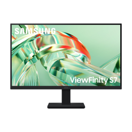 Samsung ViewFinity S7 S71H IPS Monitor Profissional Plano, 68,6 cm (27"), 3840 x 2160 pixels 4K Ultra HD, 60Hz, HDMI, DisplayPort, Ajuste de Inclinação, PIP, Modo Eye Saver, Preto - LS27H710EAUXEN - 8806099177478