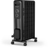 Rowenta BU2420 Aquecedor Elétrico Radiador a Óleo, 8 Elementos, 2000 W, Termóstato Regulável, Proteção Térmica, Luz de Indicação, IP20, Portátil, Preto - 3121040098493