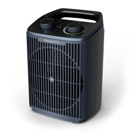 Rowenta Intense Comfort SO2351F0 Termoventilador Elétrico, 2000 W, 3 Níveis de Potência, até 35 m2, Termóstato Regulável, Proteção Térmica, IP20, Portátil, Cinzento - 3121040094631