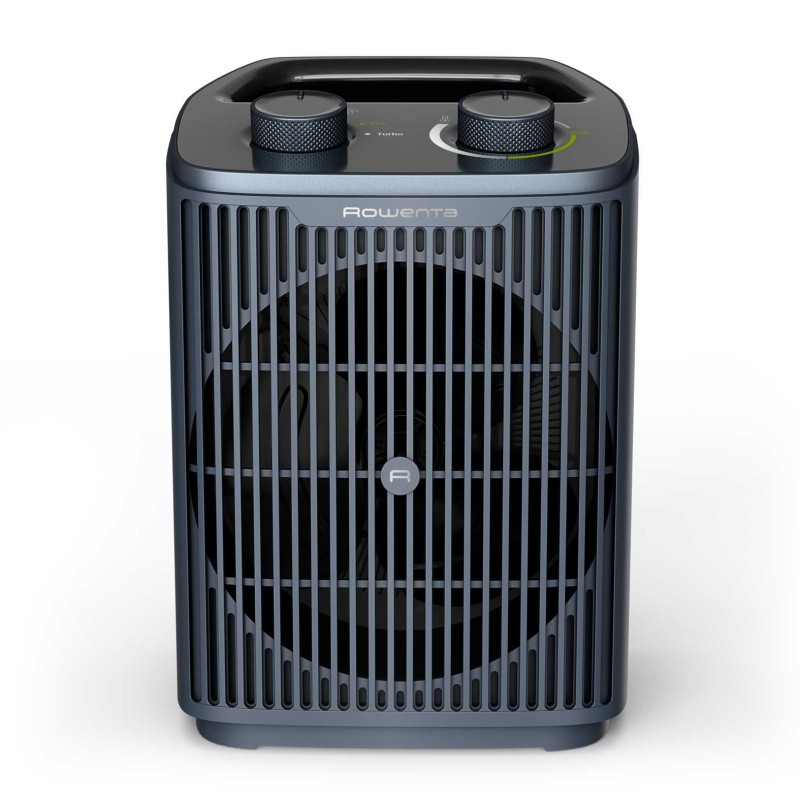 Rowenta Intense Comfort SO2351F0 Termoventilador Elétrico, 2000 W, 3 Níveis de Potência, até 35 m2, Termóstato Regulável, Proteção Térmica, IP20, Portátil, Cinzento - 3121040094631