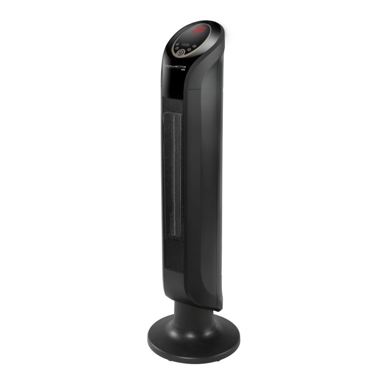 Rowenta Intense Comfort Hot SO9420F0 Termoventilador Elétrico Cerâmico, 2400 W, 3 Níveis de Potência, até 40 m2, Termóstato Regulável, Temporizador, Display LED, Proteção Térmica, Função Antigelo, IP20, com Comando, Portátil, Preto - 3121040069691