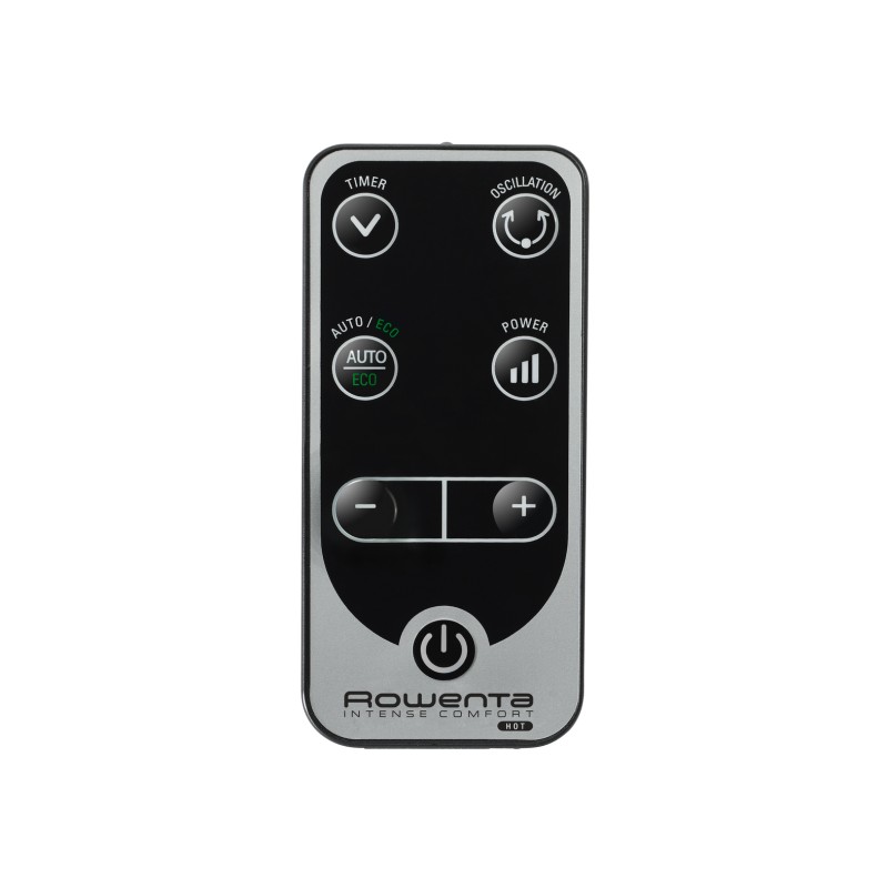 Rowenta Intense Comfort Hot SO9420F0 Termoventilador Elétrico Cerâmico, 2400 W, 3 Níveis de Potência, até 40 m2, Termóstato Regulável, Temporizador, Display LED, Proteção Térmica, Função Antigelo, IP20, com Comando, Portátil, Preto - 3121040069691