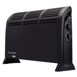 Rowenta Vectissimo CO3030F1 Radiador Ventilador Convetor, 2400 W, 2 Níveis de Potência, até 30 m2, Termóstato Regulável, Proteção Térmica, Função Antigelo, Portátil, Preto - 3121040038499