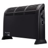 Rowenta Vectissimo CO3030F1 Radiador Ventilador Convetor, 2400 W, 2 Níveis de Potência, até 30 m2, Termóstato Regulável, Proteção Térmica, Função Antigelo, Portátil, Preto - 3121040038499
