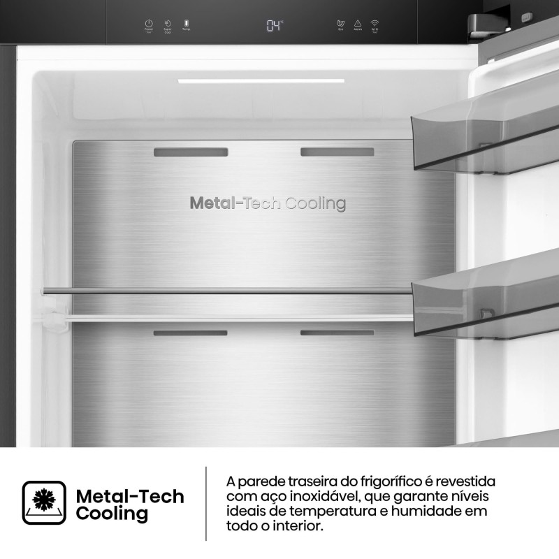 Hisense RL3K370SAFC Frigorífico 1 Porta, Independente, 372 L, Preto - 6921727087478