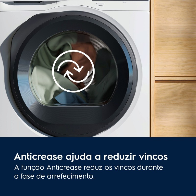 Electrolux EDI618CBBO Máquina de Secar Roupa Independente, 8 kg, Bomba de Calor, Branco - 9315540426991