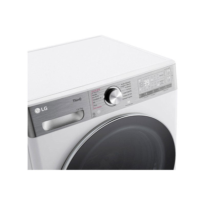 LG F4DR9513P2W Máquina de Lavar e Secar Roupa Independente, 7/13 kg, Inverter, 1400 rpm, Branco - 8806084292971