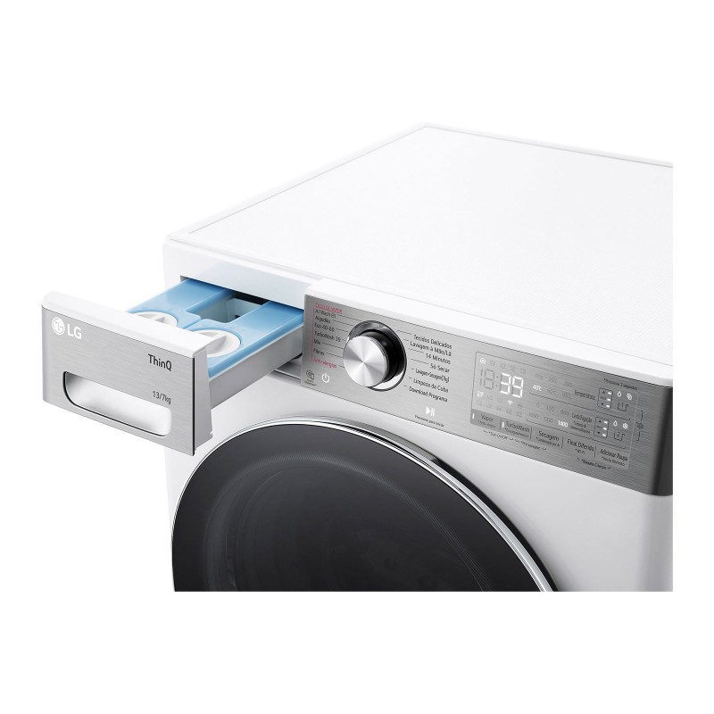 LG F4DR9513P2W Máquina de Lavar e Secar Roupa Independente, 7/13 kg, Inverter, 1400 rpm, Branco - 8806084292971